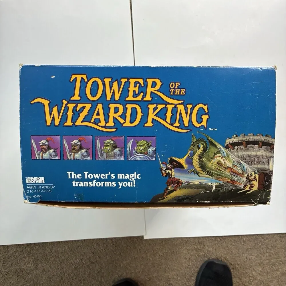 Tower of the Wizard King Parker Brothers 1993 Tower Game BOX ONLY Replacement